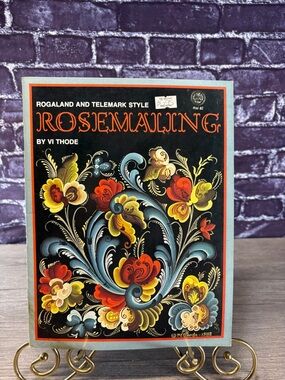 Rosemaling Rogaland & Telemark Style Painting Pattern Book Vi Thode Retired 1982